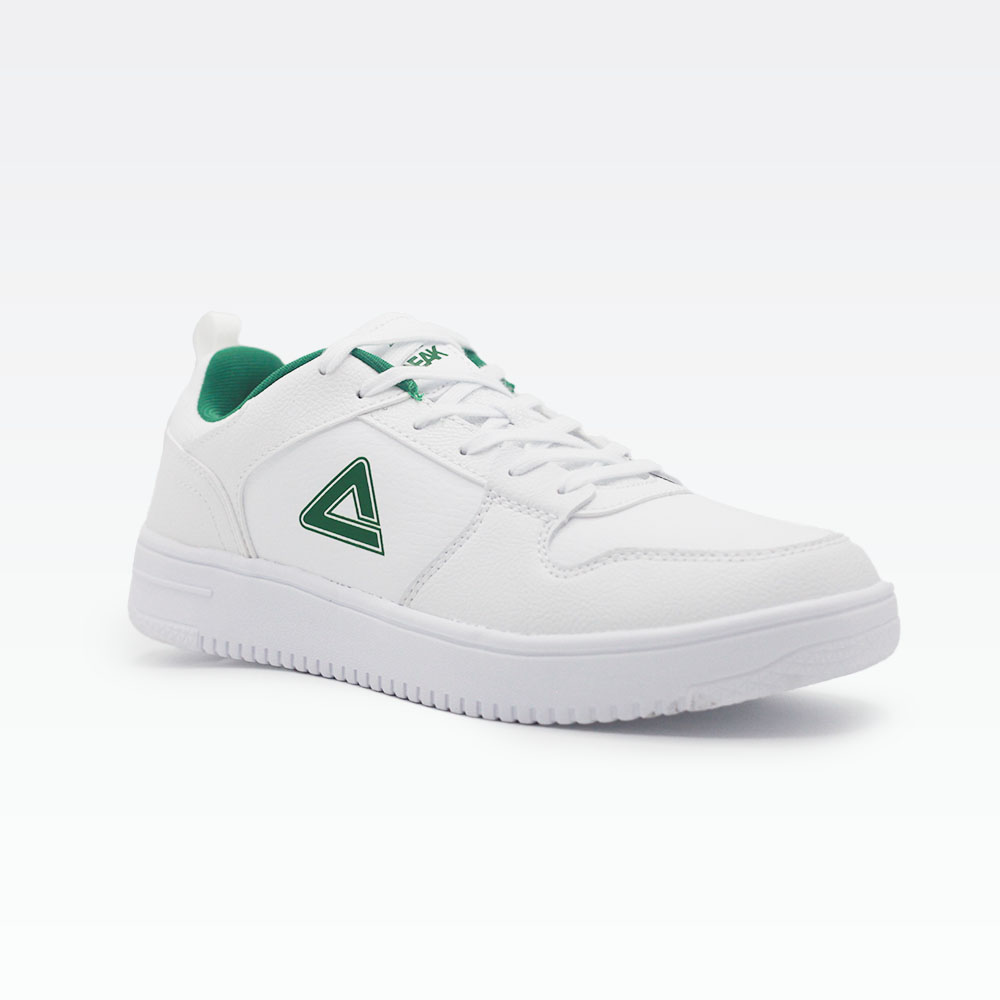 Peak Casual Shoes White Grass Green