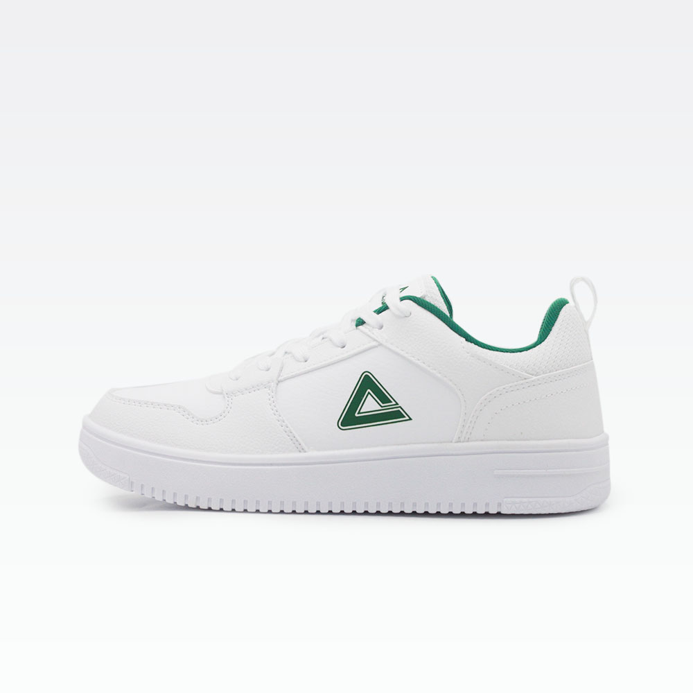 Peak Casual Shoes White Grass Green