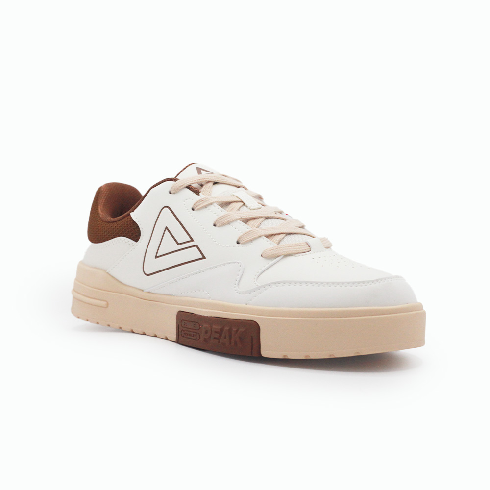 Peak Casual Shoes Off White Brown