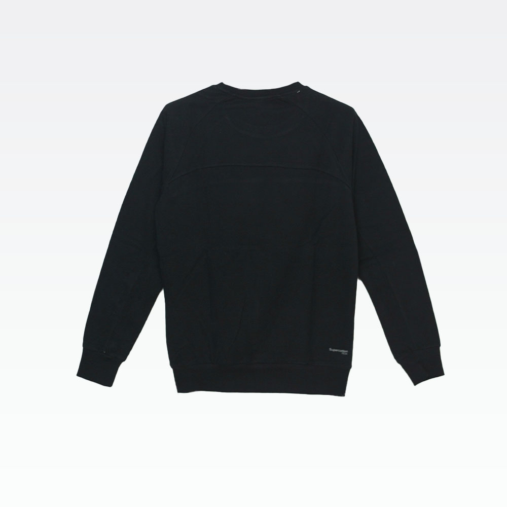 Peak Round Neck Sweater Black