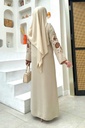 Abaya double face bicolore
