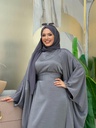 Abaya double face bicolore