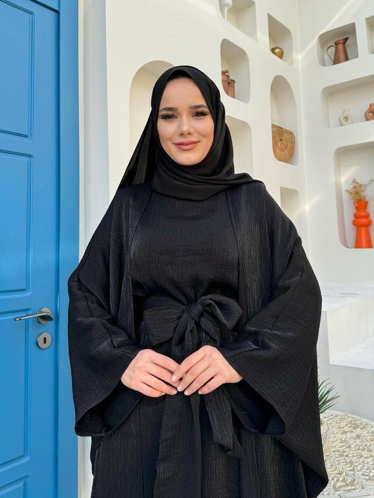 Abaya double face bicolore