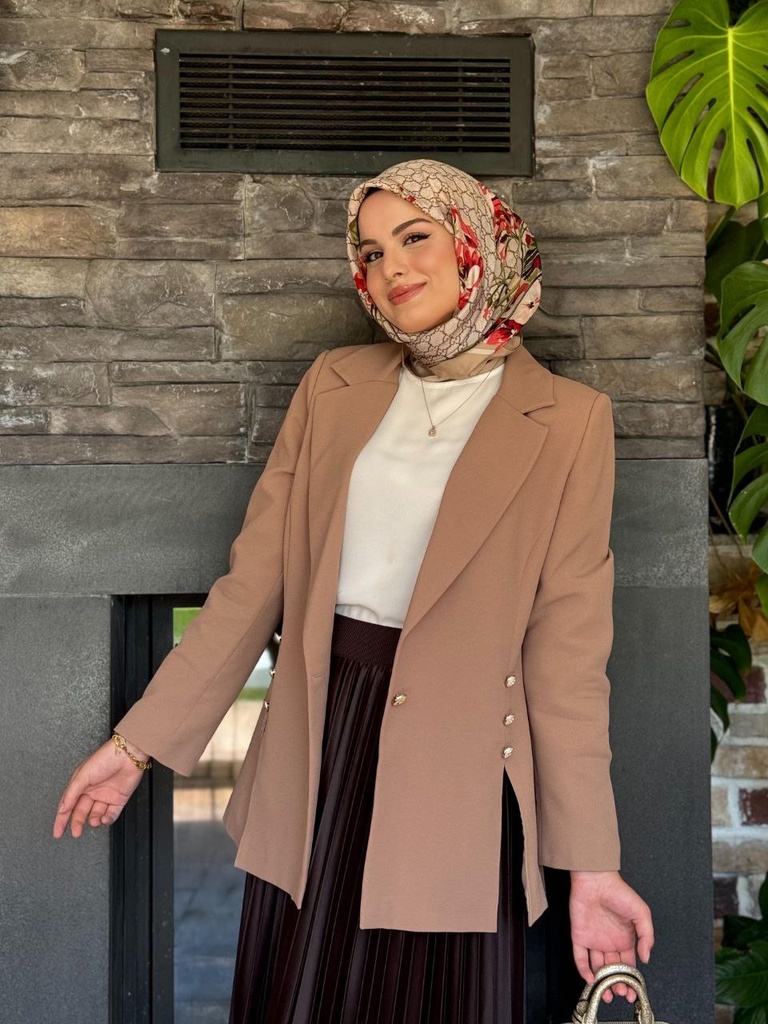 Abaya double face bicolore