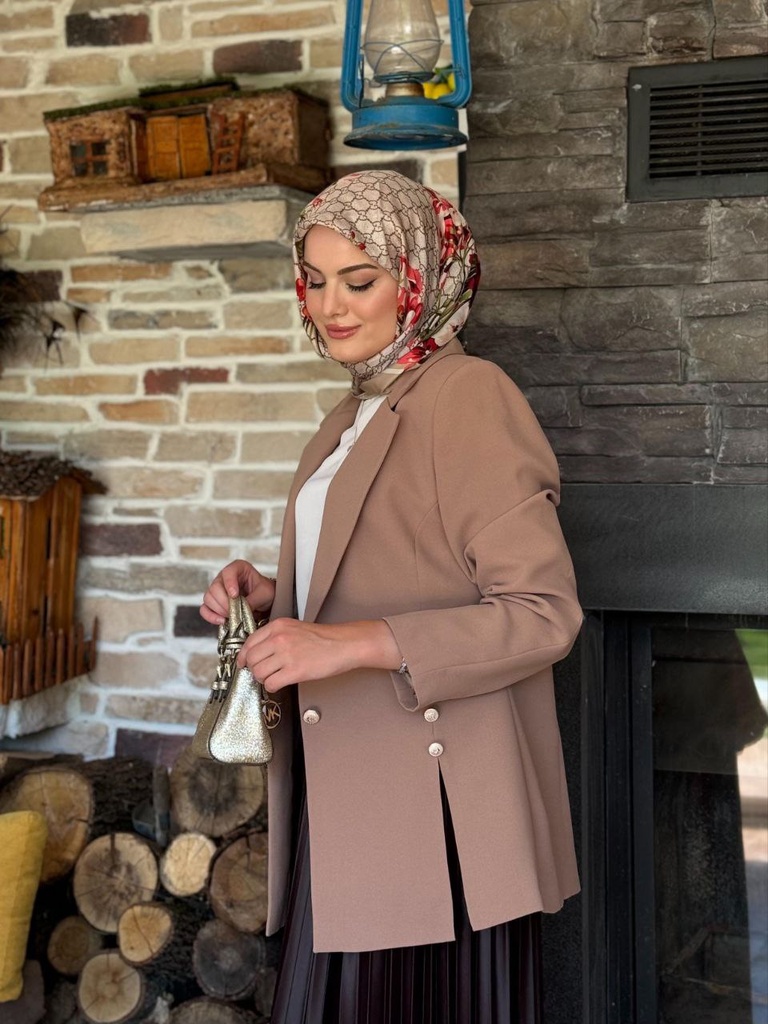Abaya double face bicolore