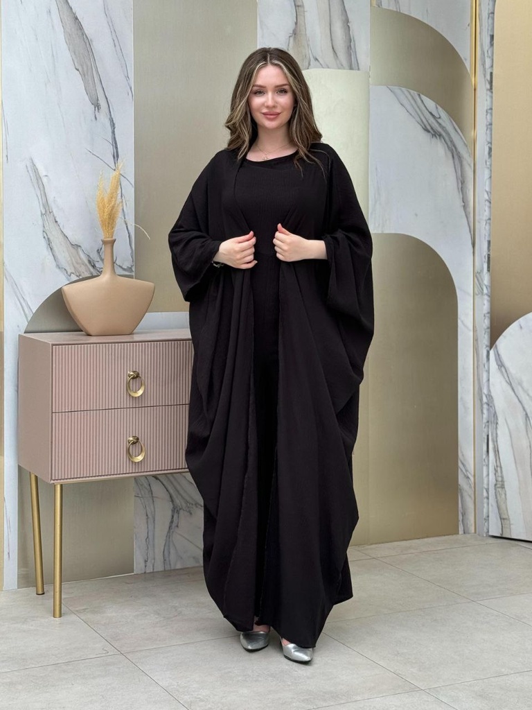 Abaya double face bicolore