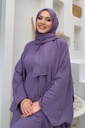 Abaya double face bicolore