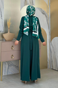 Abaya double face bicolore