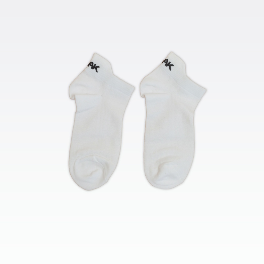 Peak Low Cut Socks  (3 In 1) White/Khaki