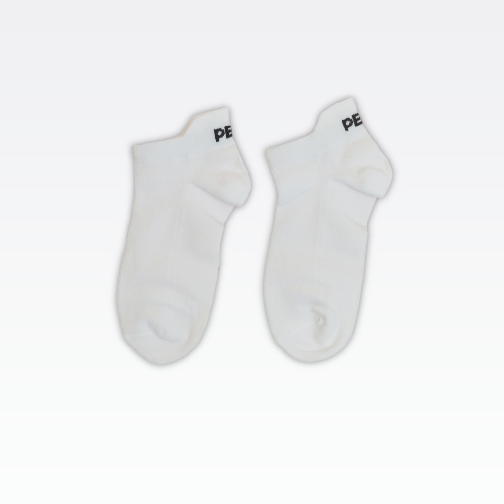 Peak Low Cut Socks  (3 In 1) White/Khaki