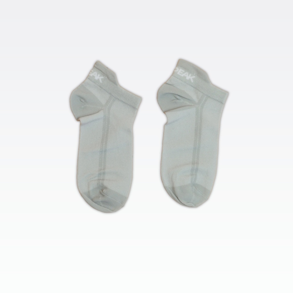 Peak Low Cut Socks  (3 In 1) White/Khaki