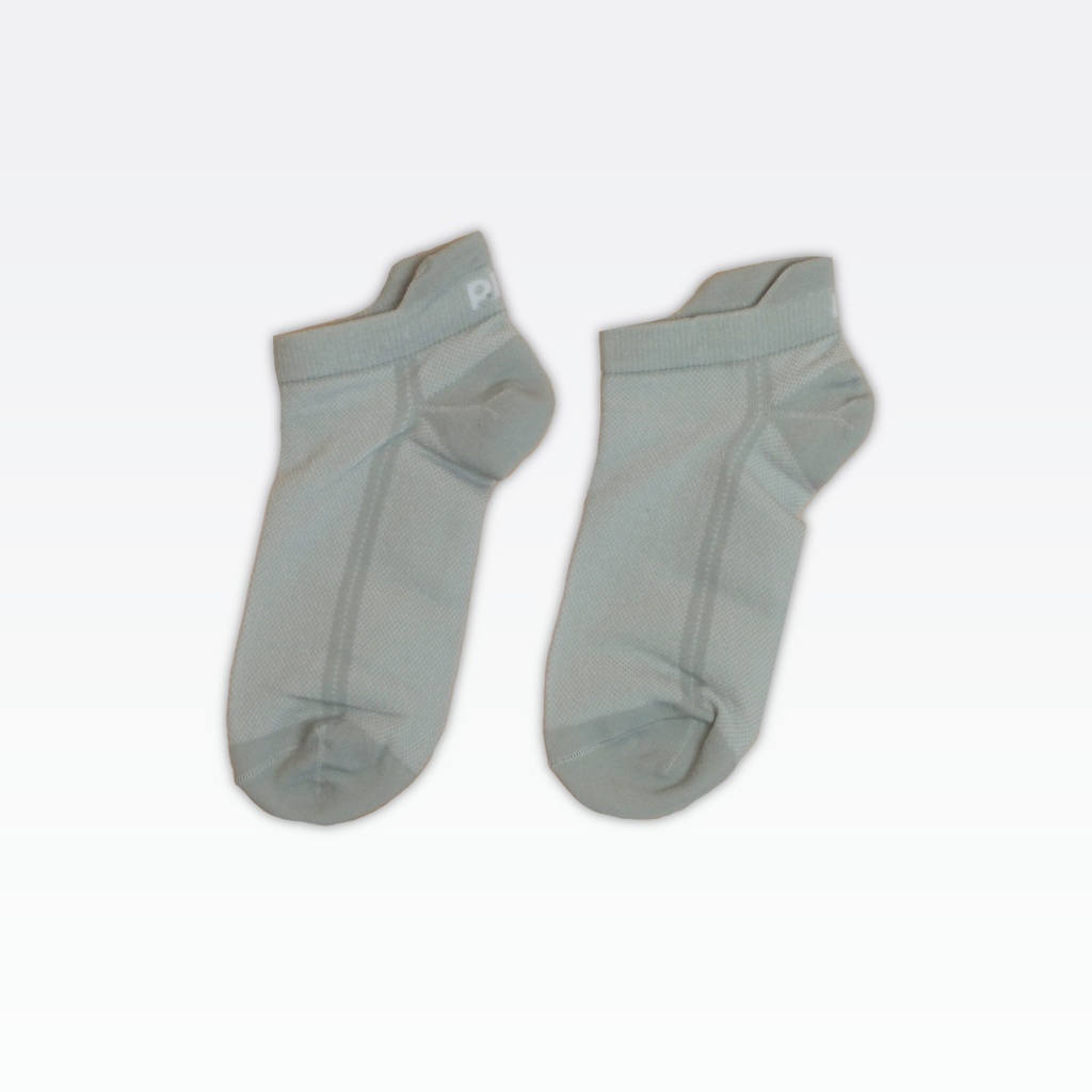 Peak Low Cut Socks  (3 In 1) White/Khaki