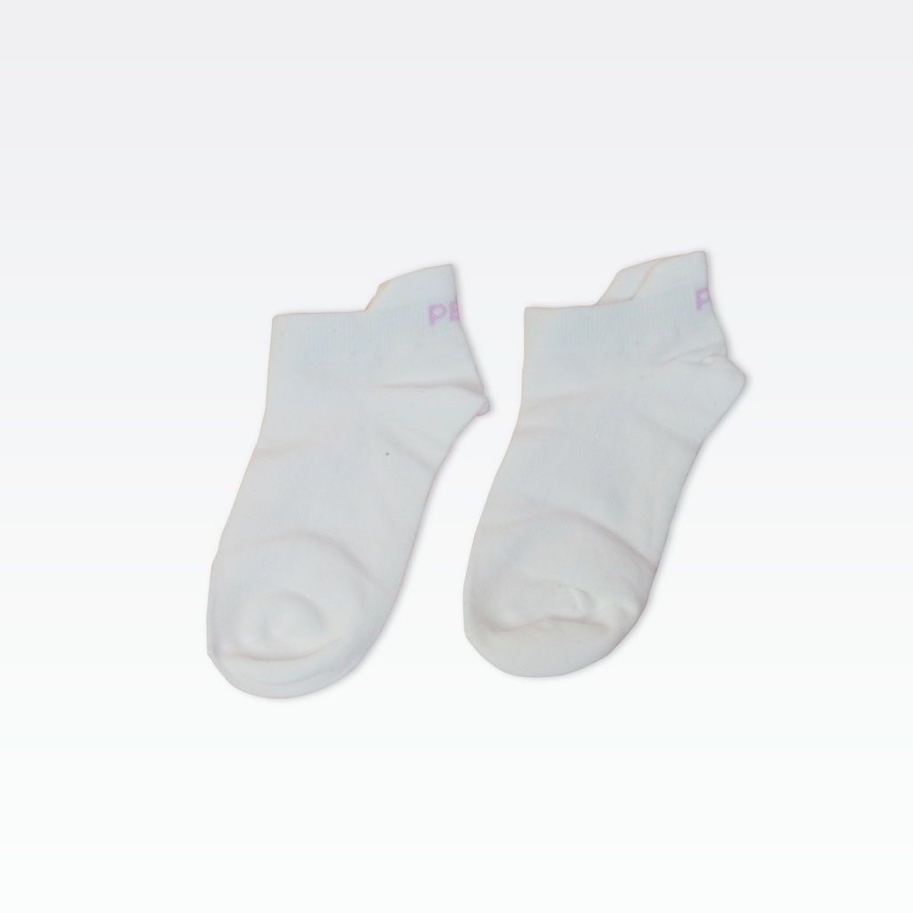 Peak Low Cut Socks  (3 In 1) White/Black