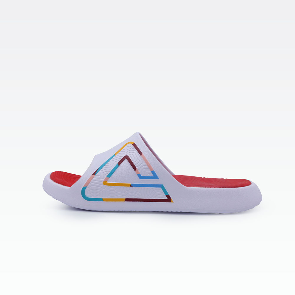 Peak Sports Slippers White/Red
