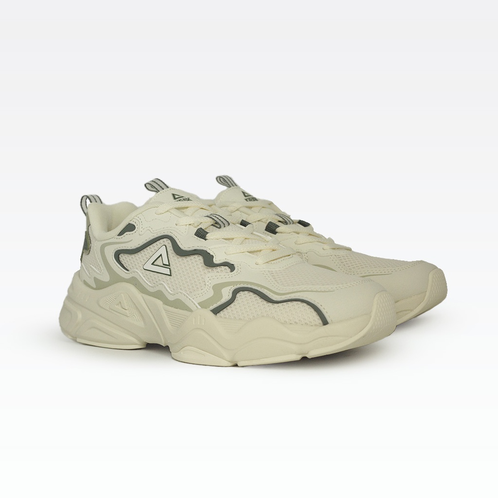 Peak Taichi Retro Casual Shoes Canvas White/Green