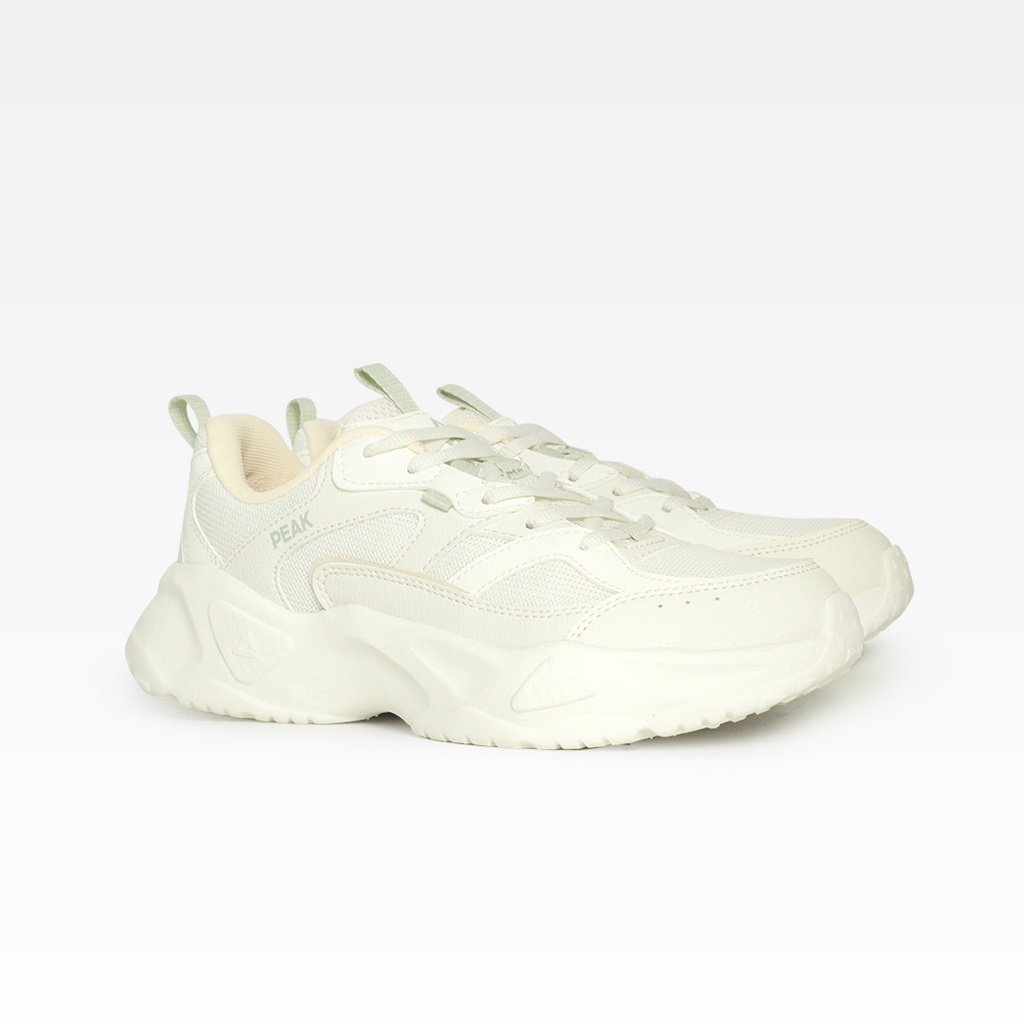Peak Retro Casual Shoes White Pink