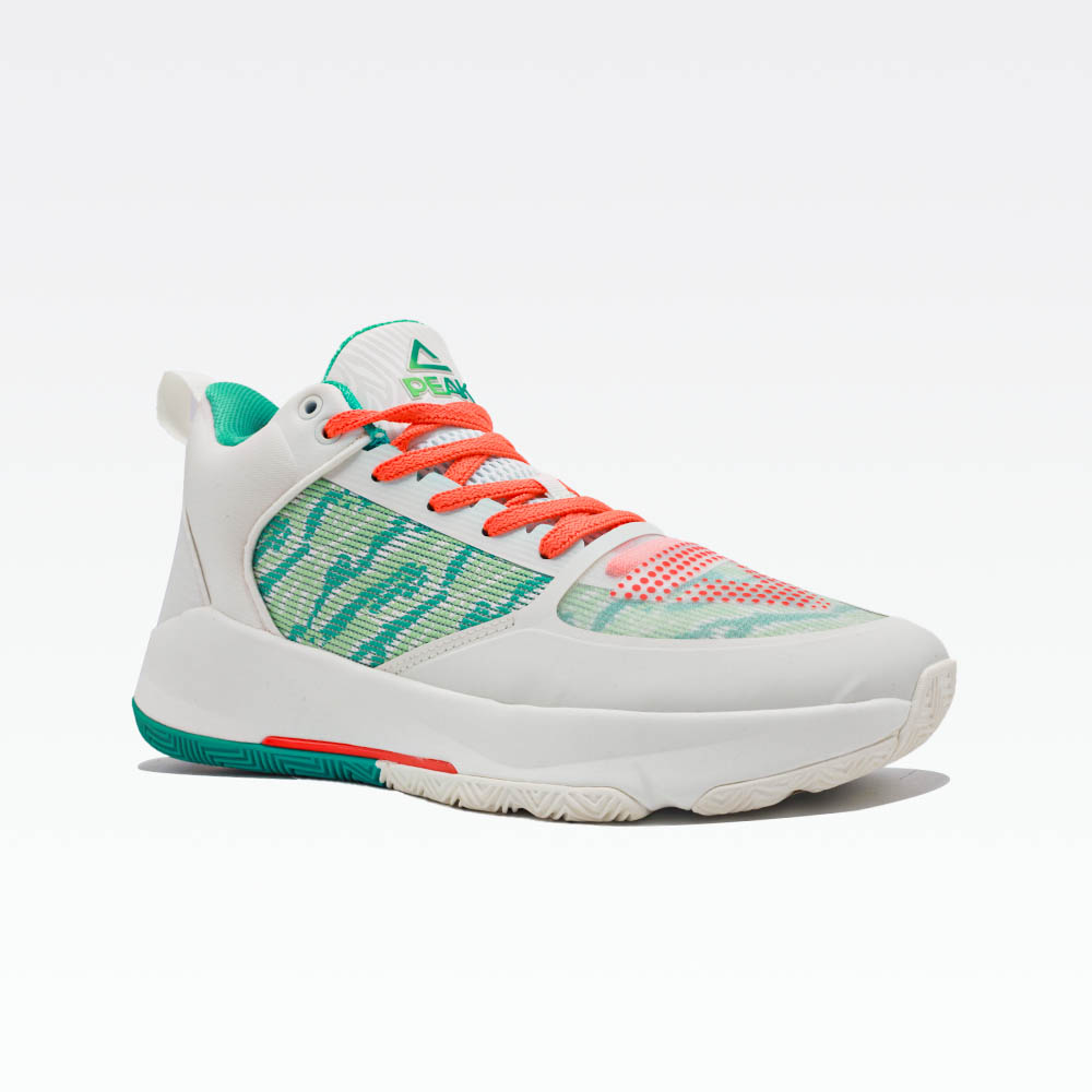 Peak Basketball Shoes Off White Green