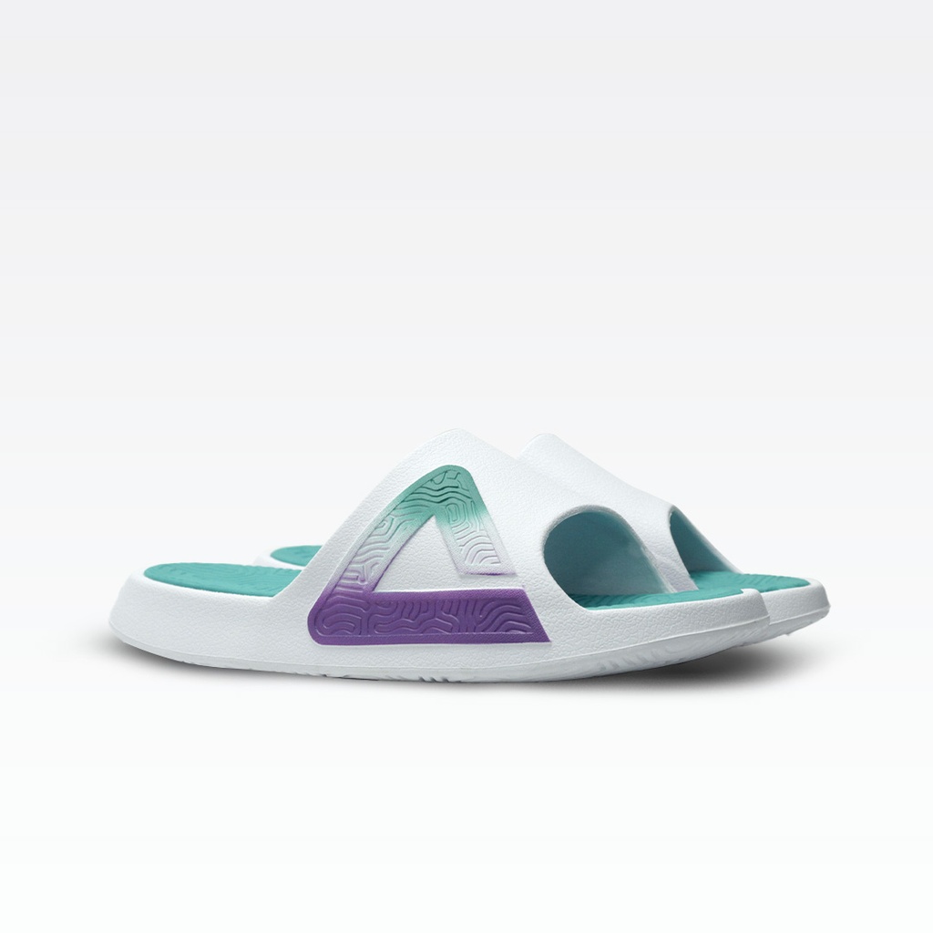 Peak Taichi Slippers White/Bright Turquoise