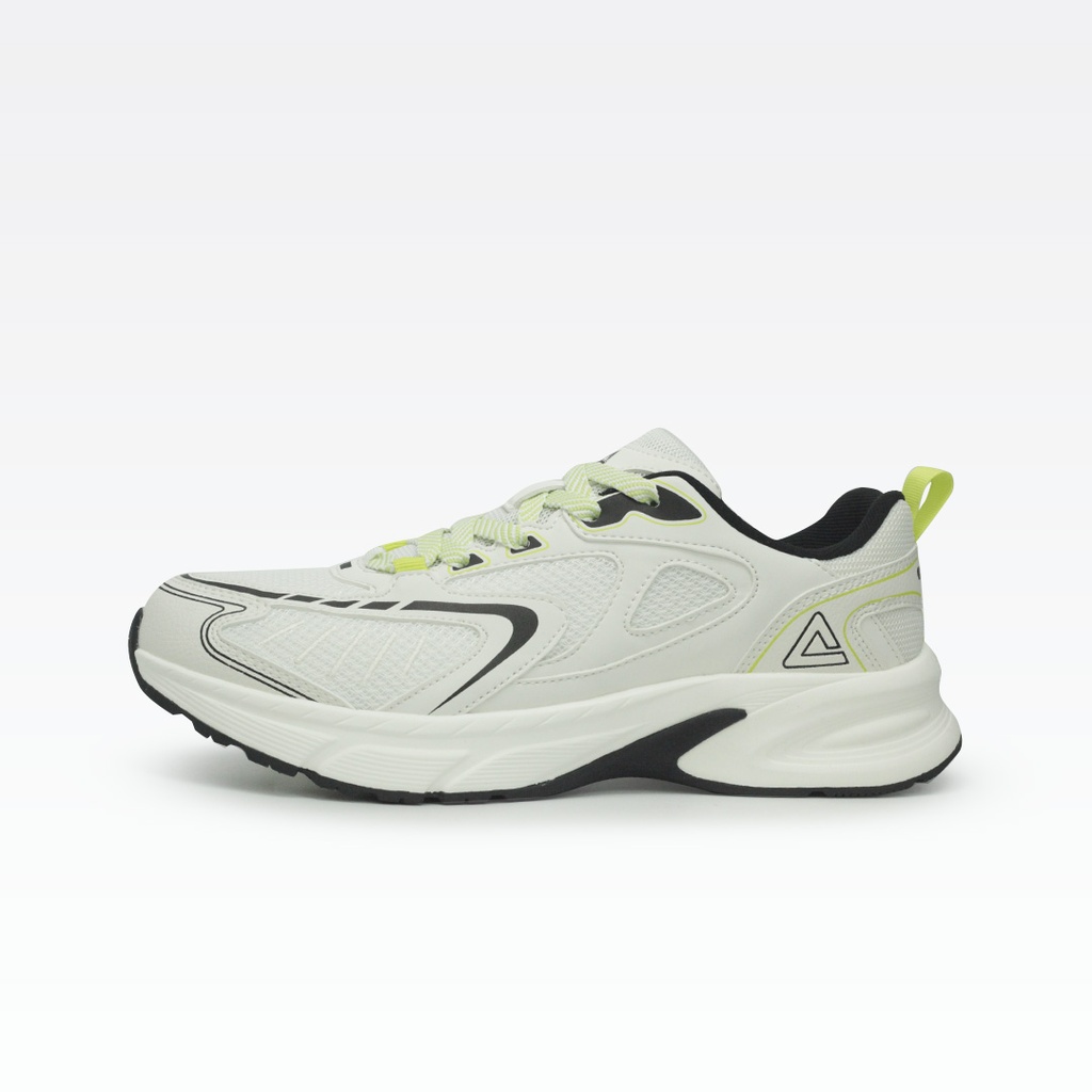 Peak Casual Shoes Milky White/Black/Lt.Green