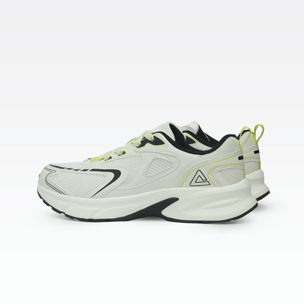 Peak Casual Shoes Milky White/Black/Lt.Green