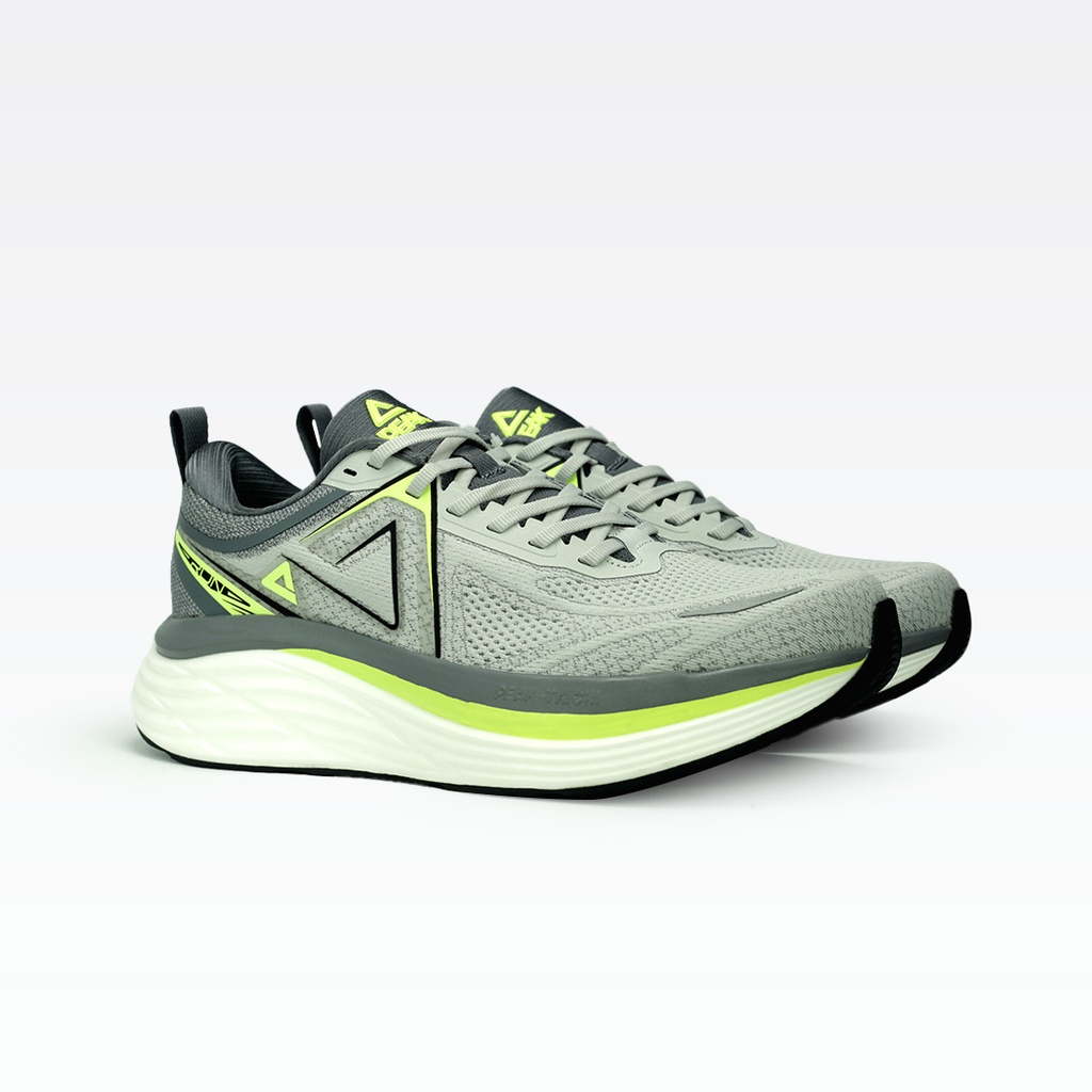 Peak Taichi Turbo Shoes-Grey/ Fluorescent Green