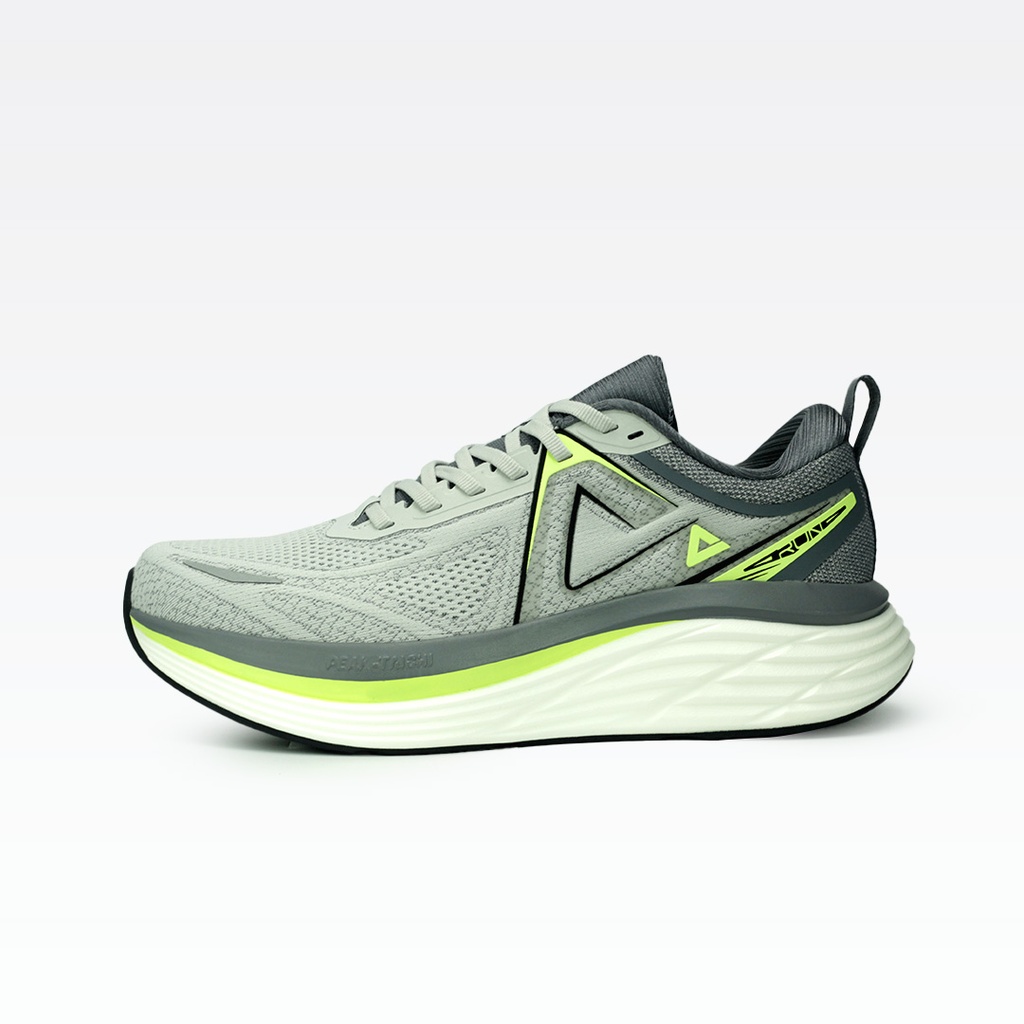 Peak Taichi Turbo Shoes-Grey/ Fluorescent Green