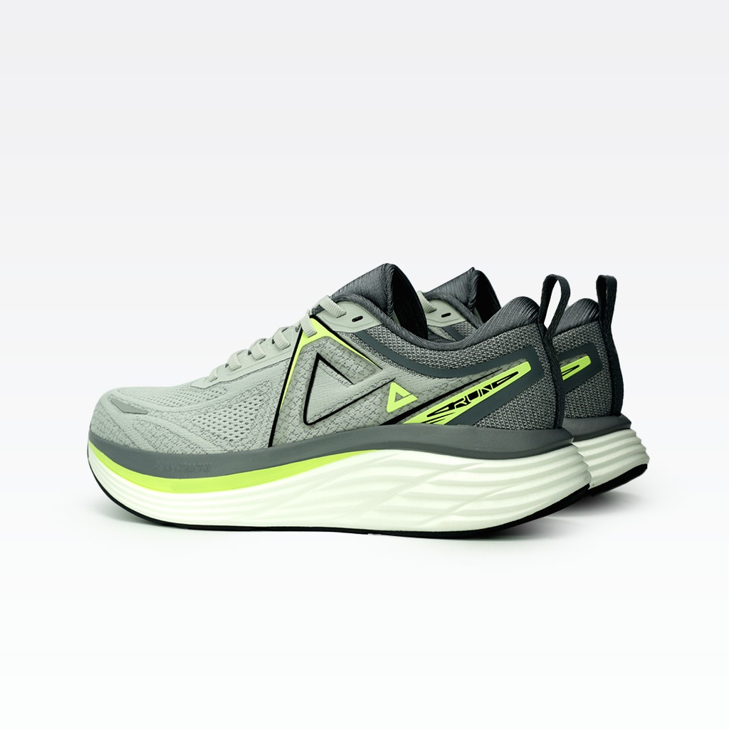 Peak Taichi Turbo Shoes-Grey/ Fluorescent Green