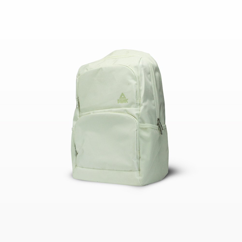 Peak Backpack White Beige