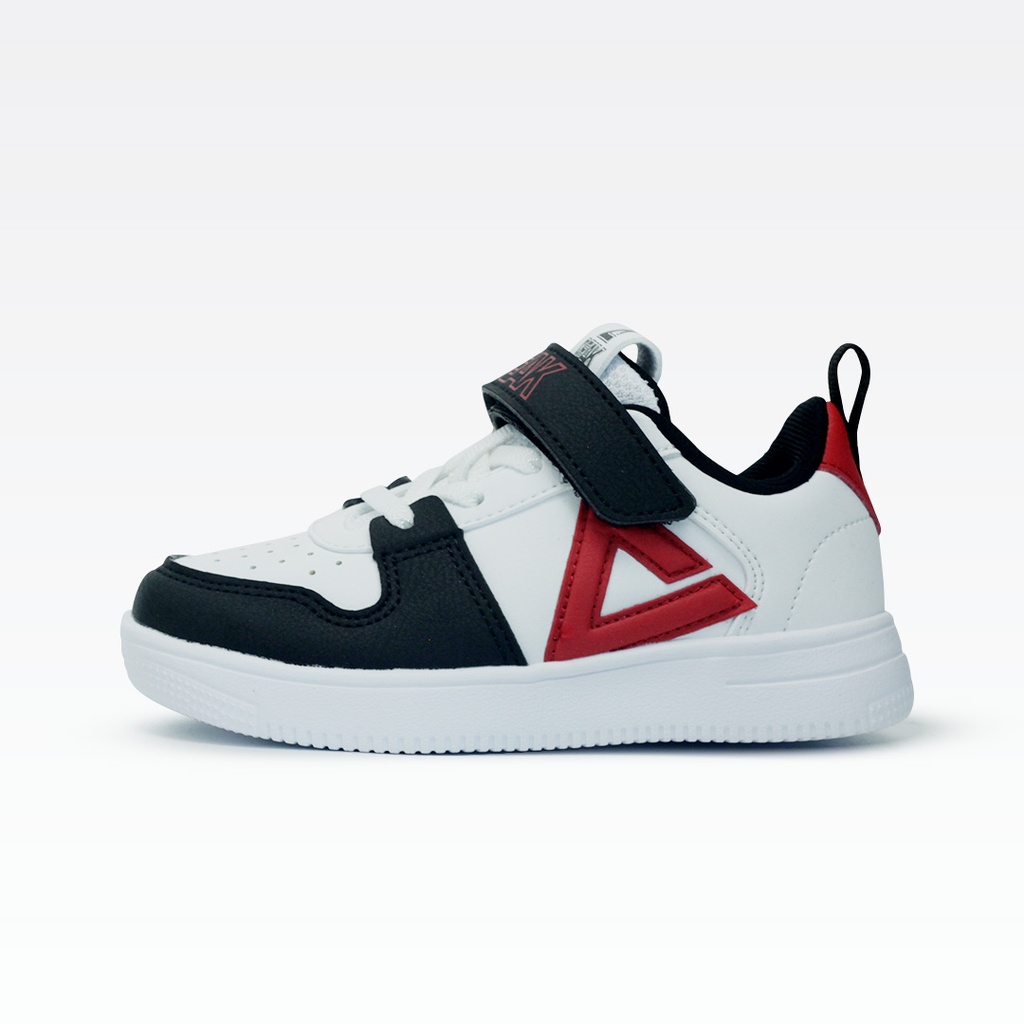 Peak Kid Shoes_White/Black/Red