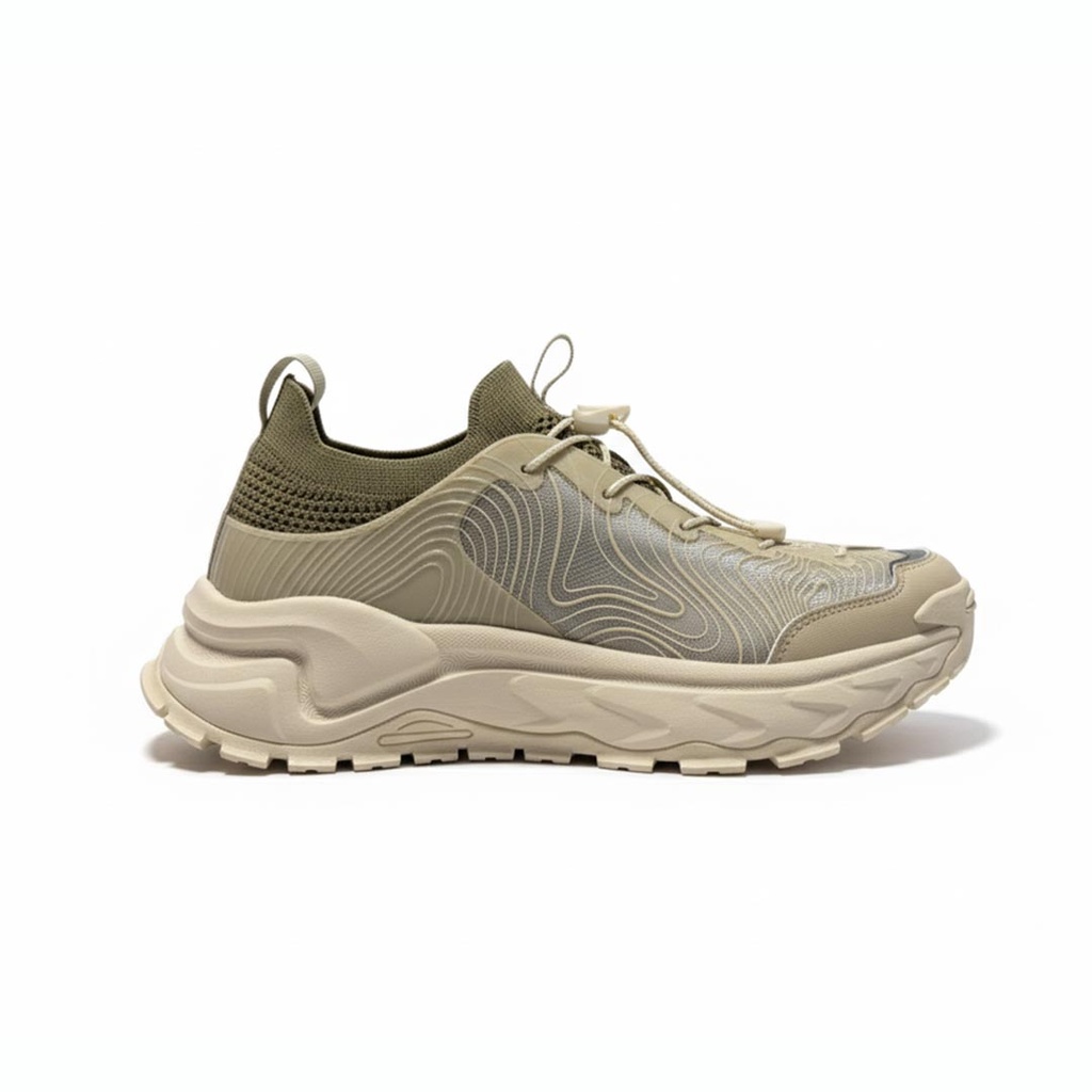 Peak Sports Shoes Off White/Green