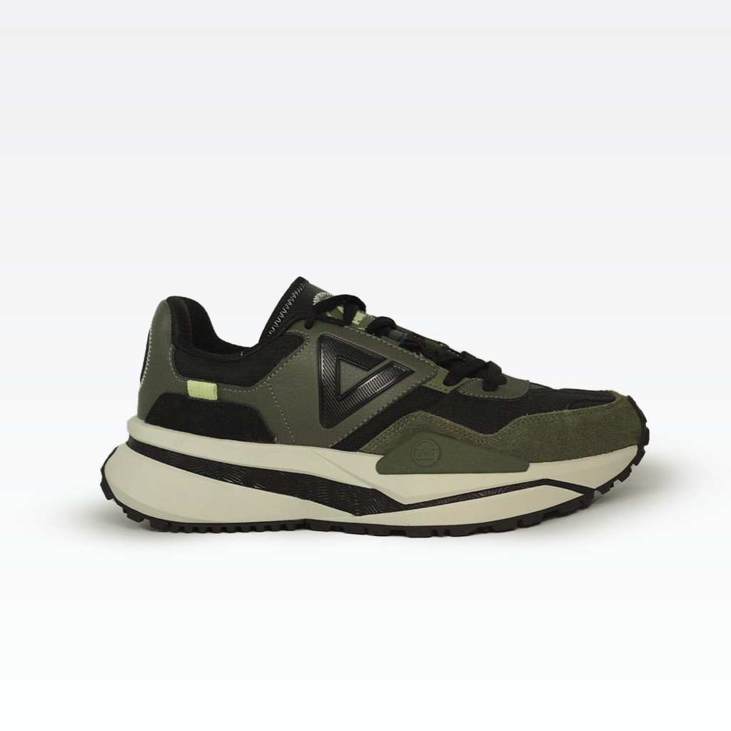 Peak Taichi Retro Casual Shoes Light Army Green/Black