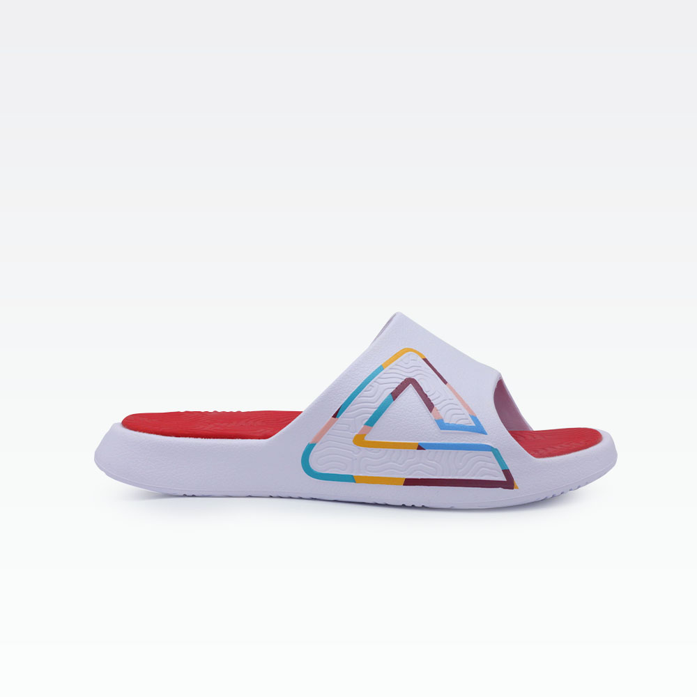 Peak Sports Slippers White/Red