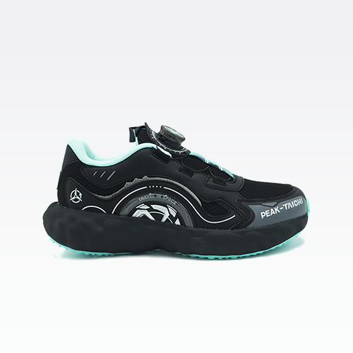 Kids Running Shoes Black Lt.Green