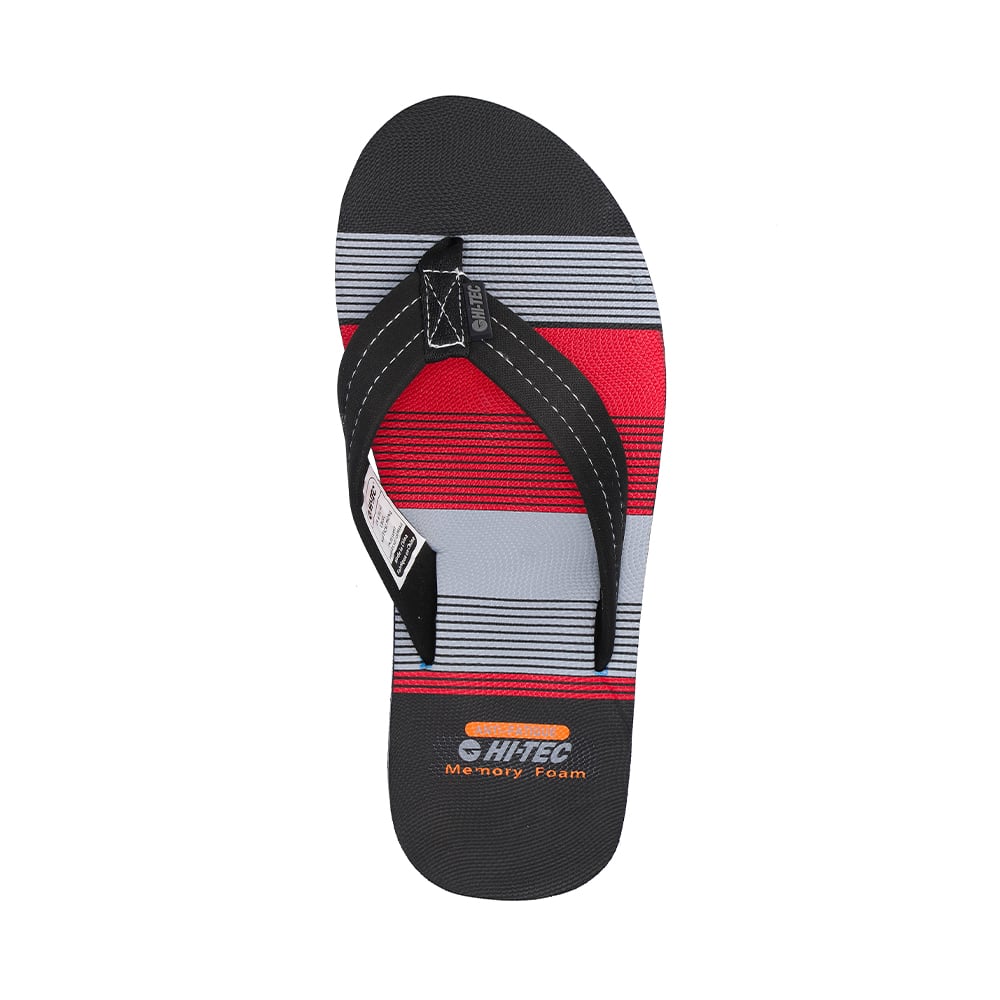 Hi-Tec Nautical Thong Black-Red