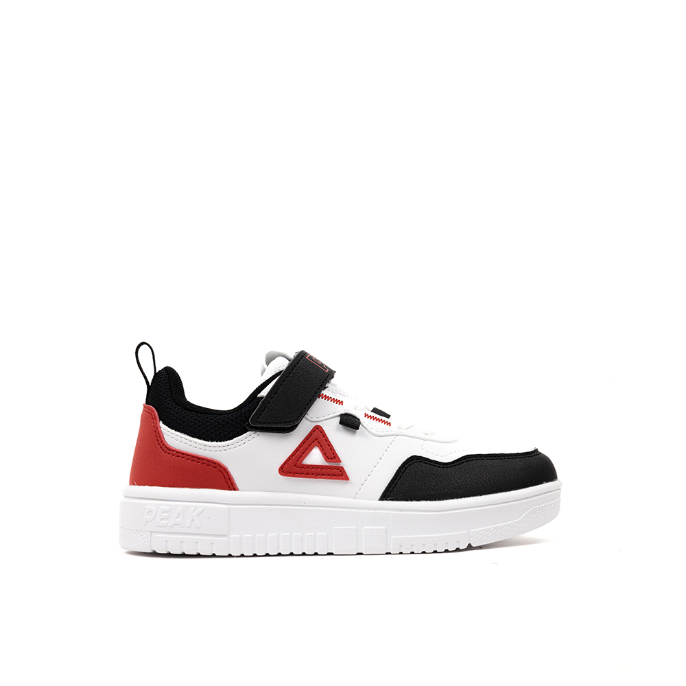 Peak Kid Shoes_White/Black/Red