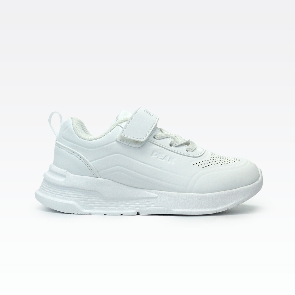 Peak Kids Shoes Canvas White