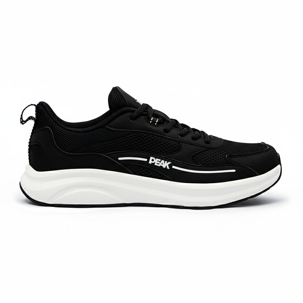 Peak Taichi Walking Shoes Black/White