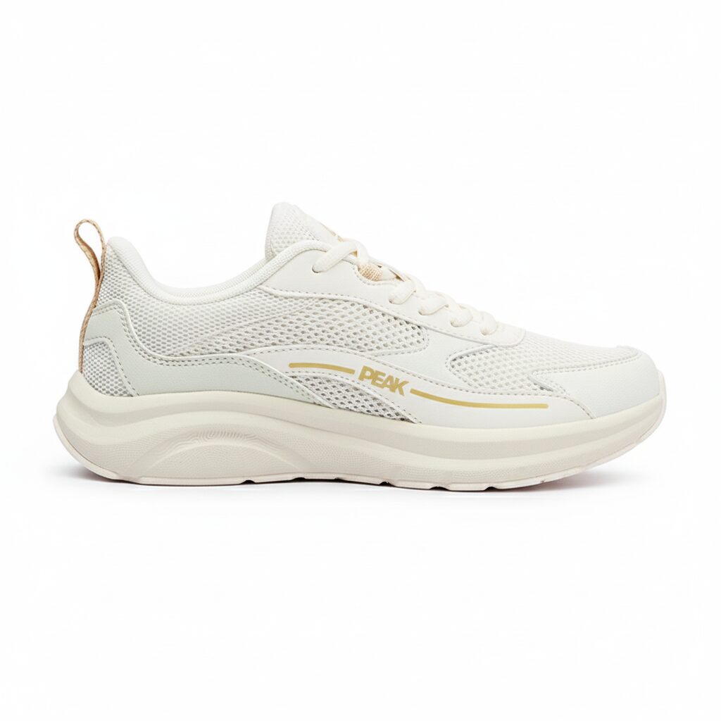 Peak Taichi Walking Shoes Canvas White
