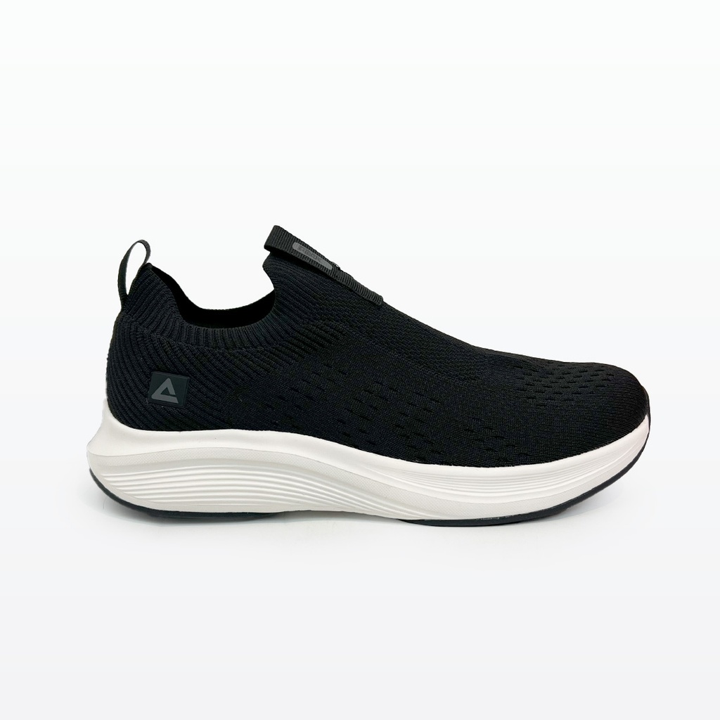 Peak Casual Slip On Shoes Black White