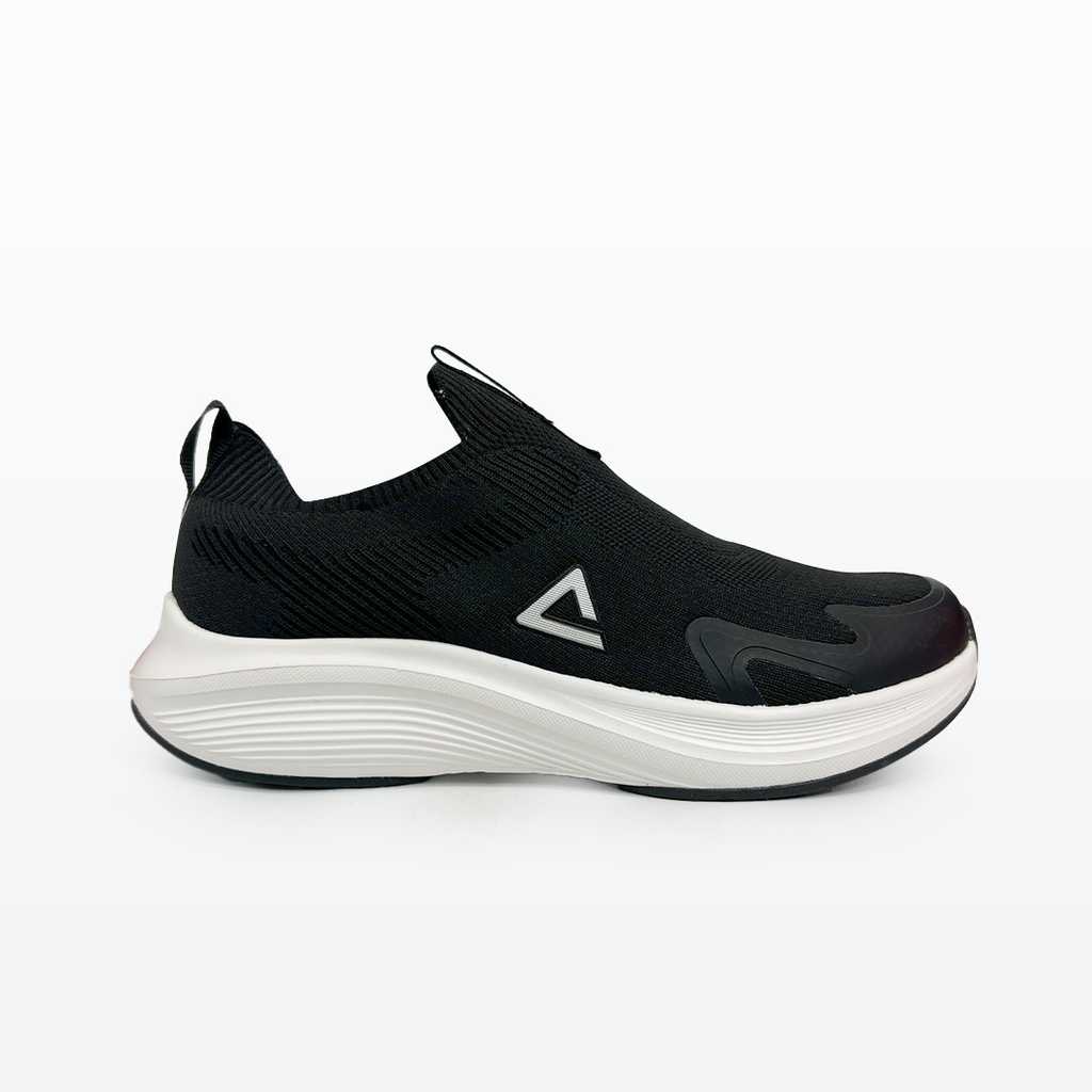 Peak Casual Slip On Shoes Black White