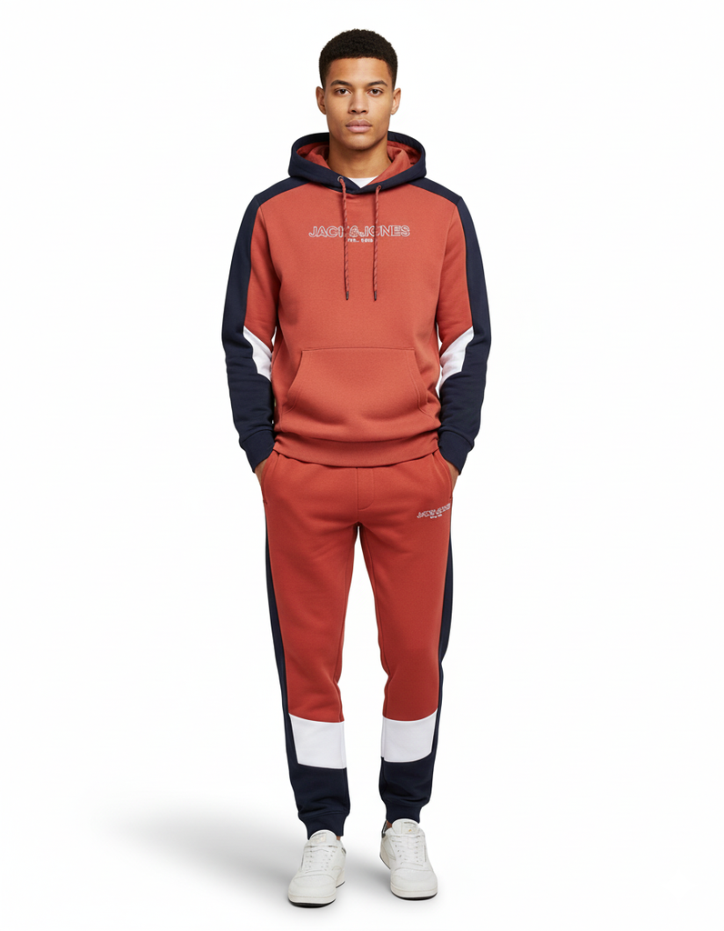 Jack & Jones Ensemble Sweat Pantalon Cinnabar