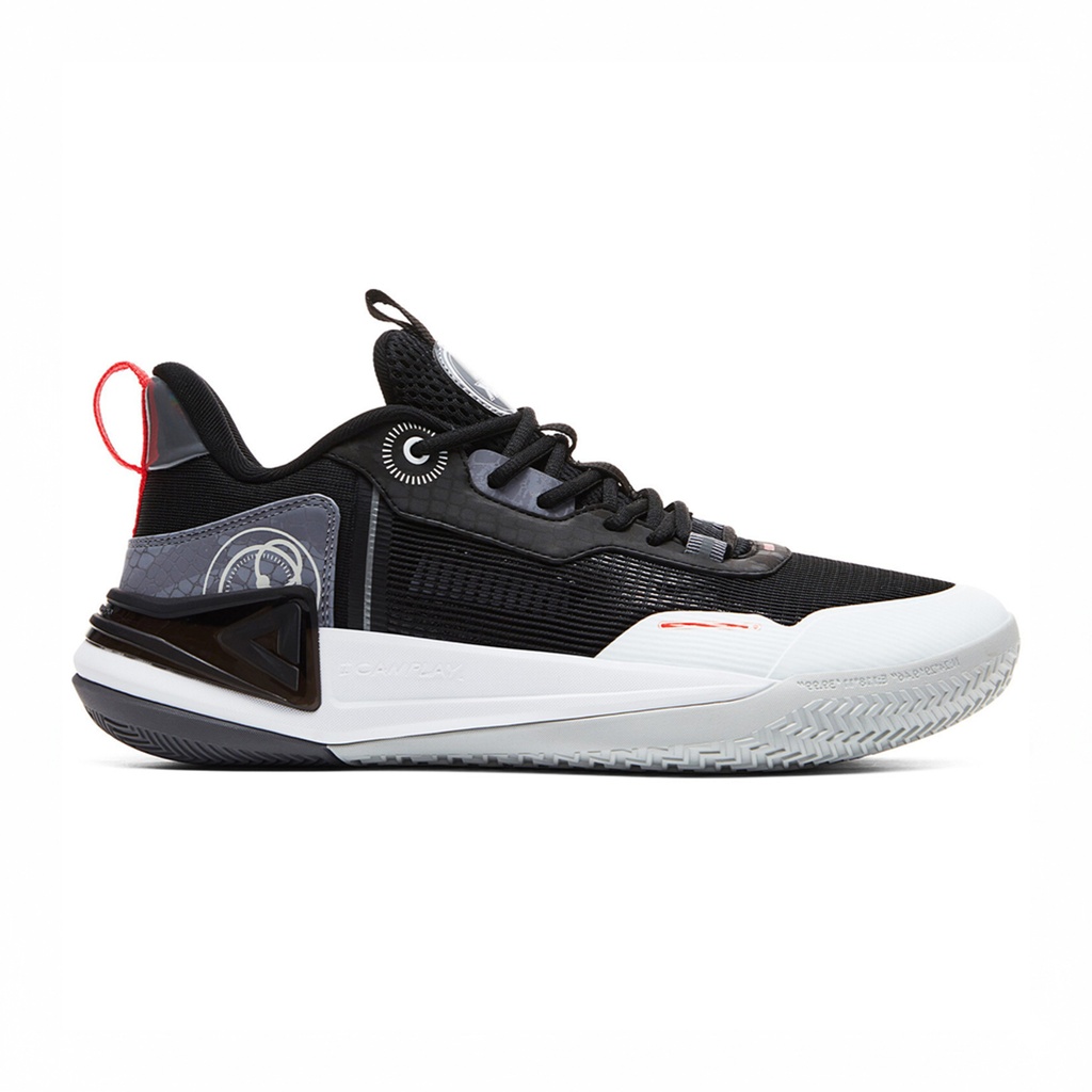 Peak Taichi Basketball Match Shoes-Black/White