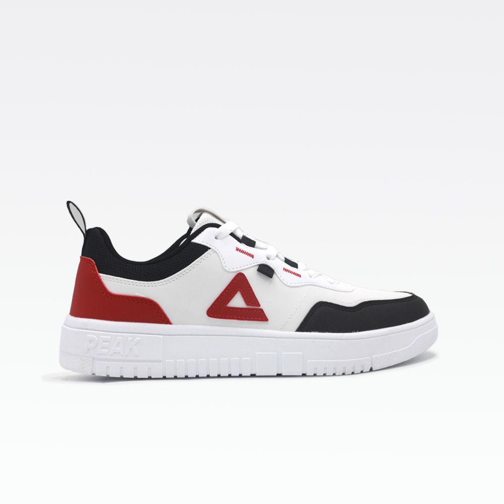 Peak Casual Shoes White/Black/Dk.Red