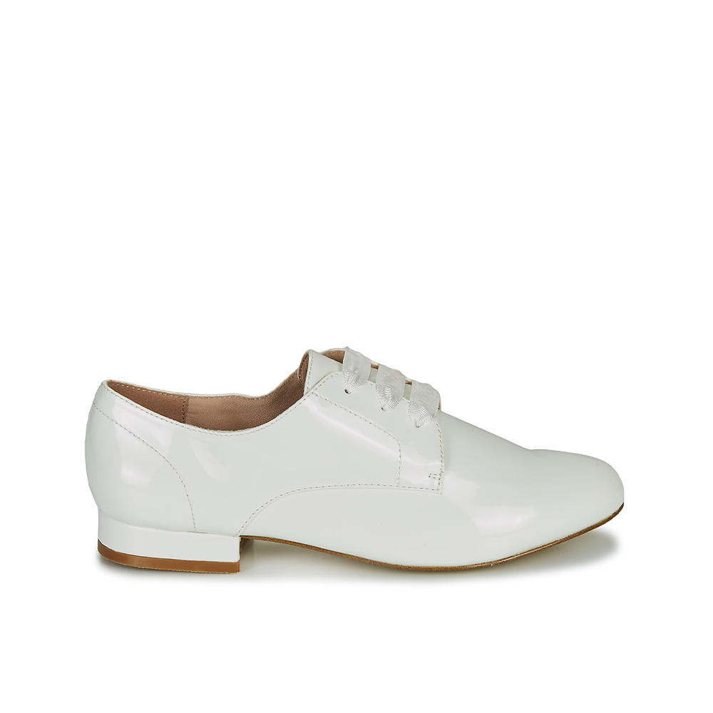 Andre Derby Femme Ernestine Cuir Blanc