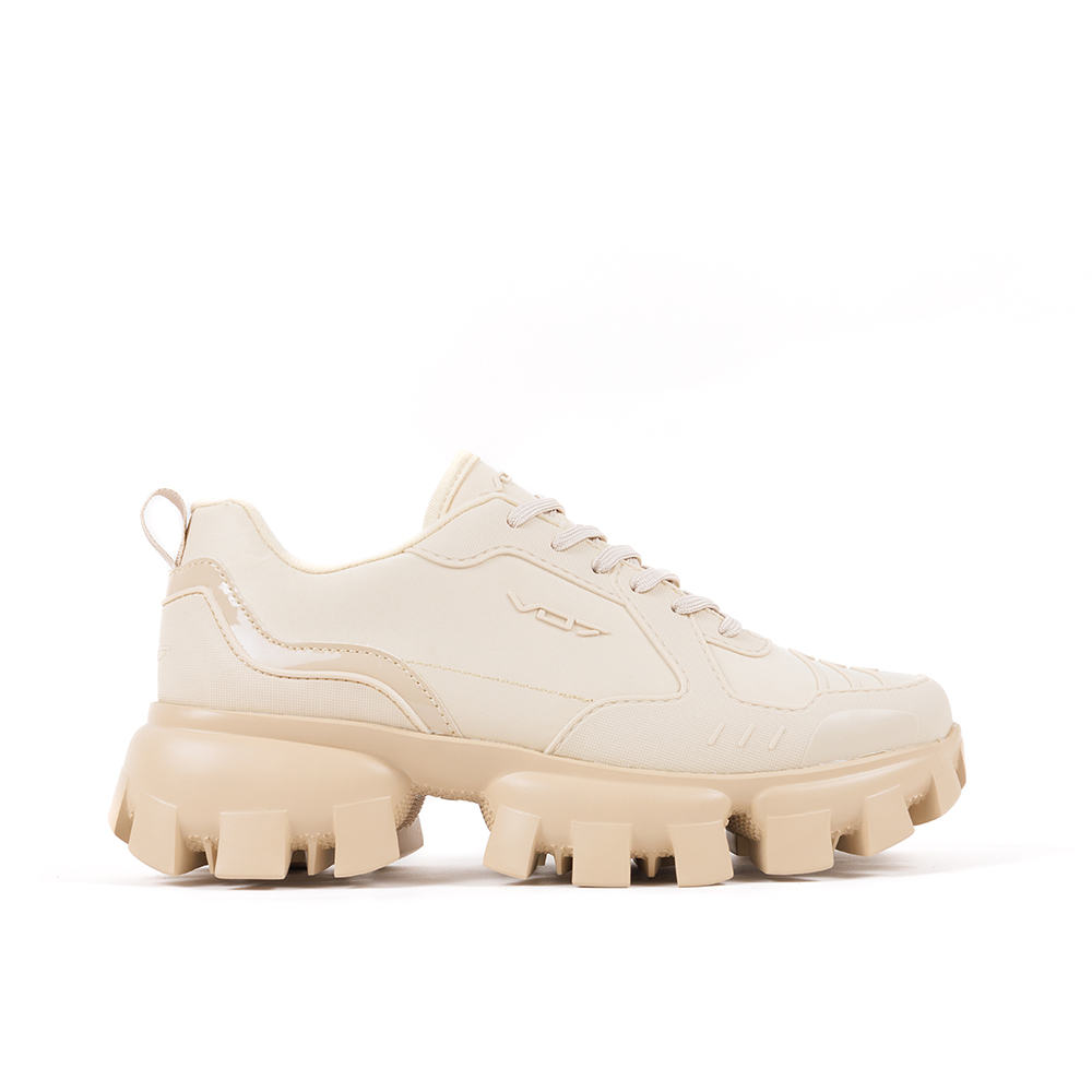 Vo7 Baskets De Luxe Amber Femme Beige