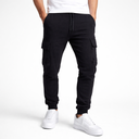 Depart Jogging Cargo Slim Homme Noir