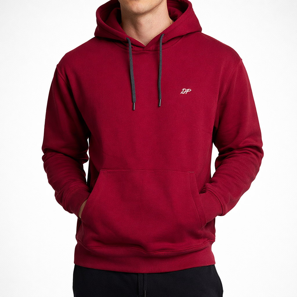 Depart Hoodie Regular Homme Bordeau