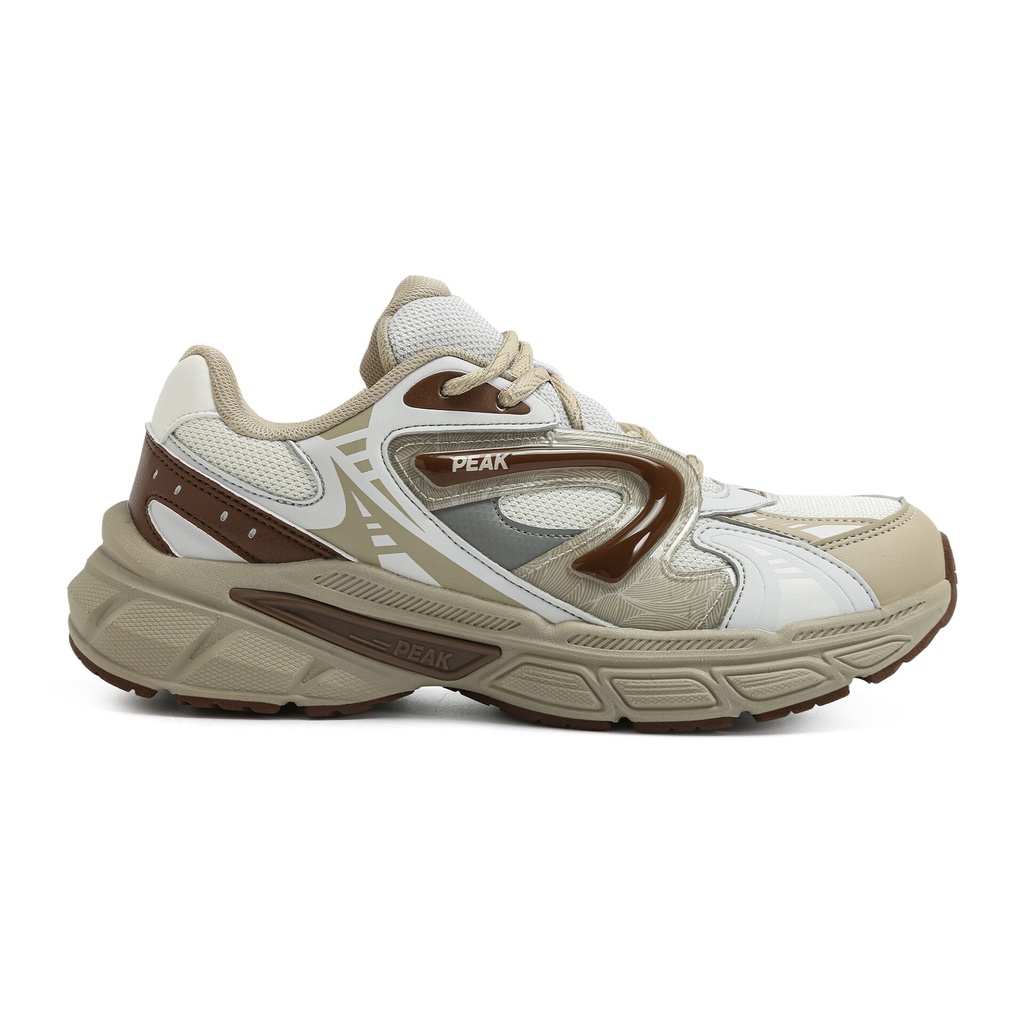 Peak Kids Casual Shoes Off White/Brown