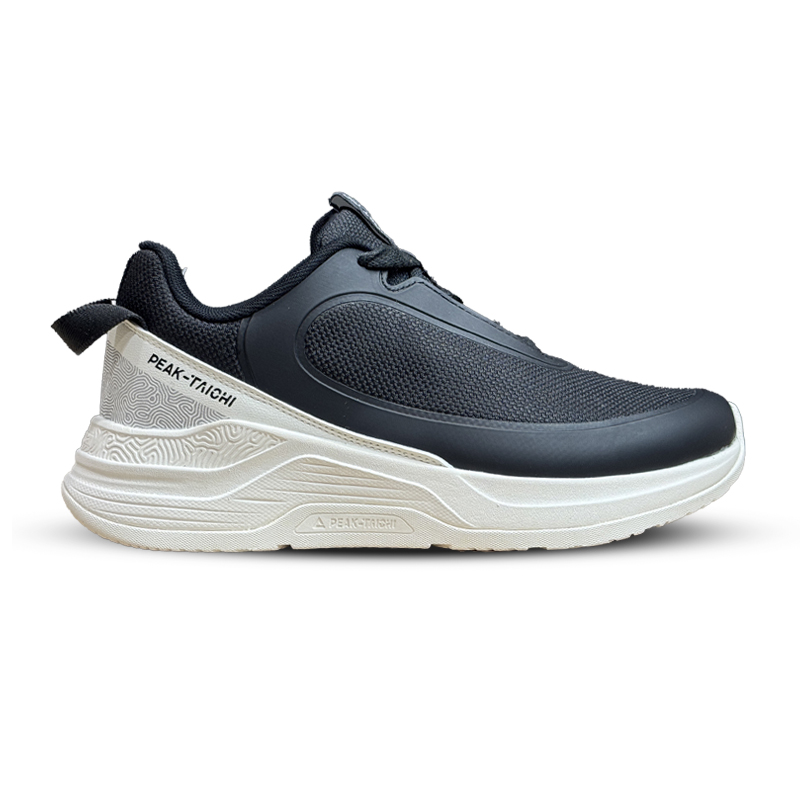 Peak Taichi Walking Shoes Black/Milky White