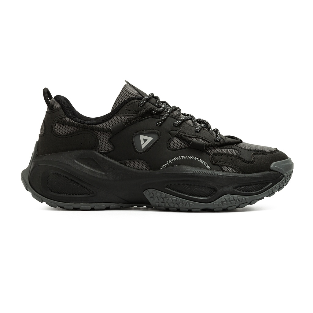Peak Taichi Retro Casual Shoes-Black/Magnetic Grey